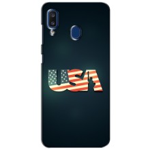 Чехол Флаг USA для Samsung Galaxy a20 2019 (A205F) (USA)