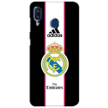 Чехол для Samsung Galaxy a20 2019 (A205F) с принтом (Лого Real Madrid)