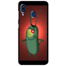 Чехол с картинкой "Одноглазый Планктон" на Samsung Galaxy a20 2019 (A205F) (Стильный Планктон)