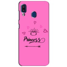 Дівчачий Чохол для Samsung Galaxy a20 2019 (A205F) (Для принцеси)