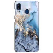 Мраморний чехол на Samsung Galaxy a20 2019 (A205F) (VPrint) – Ніжний мрамор