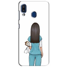 Силиконовый бампер (Работники) на Samsung Galaxy a20 2019 (A205F) – Доктор