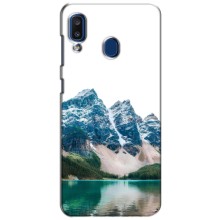 Силіконовий чохол з КАРТИНКАМИ літо для Samsung Galaxy a20 2019 (A205F) (AlphaPrint) (Гори)