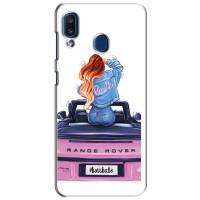Силіконовый Чохол на Samsung Galaxy a20 2019 (A205F) з картинкой Модных девушек – Дівчина на машині