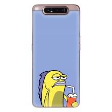 Бампер с принтом Мемы для Samsung Galaxy a80 2019 ( A805F ) – Безразличие