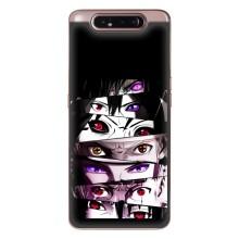 Чехлы Персонажи Аниме Наруто для Samsung Galaxy a80 2019 ( A805F ) (AlphaPrint) – Глаза Anime