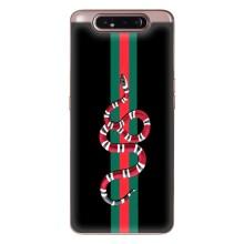 Чехлы Бренд GUCCI для Samsung Galaxy a80 2019 ( A805F ) – Змей Гуччи