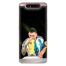 Чехлы для Samsung Galaxy a80 2019 ( A805F ) (Leo чемпион) (AlphaPrint) (Кубок Месси)