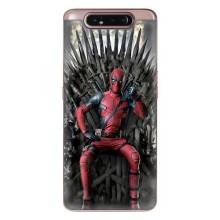 Чехлы Фильмы для Самсунг Галакси A80 2019 ( А805Ф ) (VPrint) – Дэдпул на троне