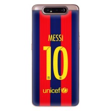 Чехлы Месси для Samsung Galaxy a80 2019 ( A805F ) (AlphaPrint) (Messi Barca 10)