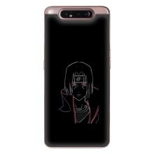 Чехлы на тему: Итачи Учиха для Samsung Galaxy a80 2019 ( A805F ) (AlphaPrint)