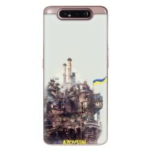 Чехлы на военную тематику для Samsung Galaxy a80 2019 ( A805F ) – Азовсталь