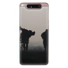 Чехлы на военную тематику для Samsung Galaxy a80 2019 ( A805F ) – Бой солдат