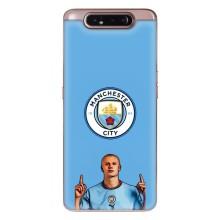 Чехлы с футболистом Ерлинг Холанд для Samsung Galaxy a80 2019 ( A805F ) (AlphaPrint) – Холанд Манчестер Сити