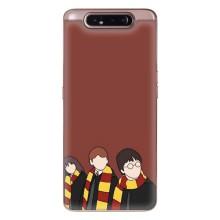 Чехлы с Гарри Поттером для Samsung Galaxy a80 2019 ( A805F ) (AlphaPrint) – Гарри с друзьями