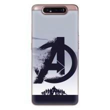 Чехлы с героями Марвел Samsung Galaxy a80 2019 ( A805F ) (VPrint) – Команда А