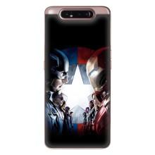 Чехлы с героями Марвел Samsung Galaxy a80 2019 ( A805F ) (VPrint) – Марвел стайл