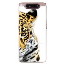 Чехлы с изображением разных животных для Samsung Galaxy a80 2019 ( A805F ) (Стильный Леопард)