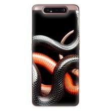 Чехлы с изображением разных животных для Samsung Galaxy a80 2019 ( A805F ) (Змея)