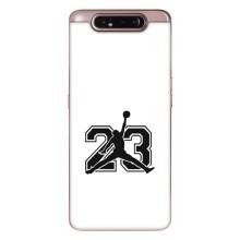 Чехлы для Samsung Galaxy a80 2019 ( A805F ) - с картинкой JORDAN (AlphaPrint) (Jordan 23)