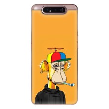 Чехлы с Обезьянами NFT для Samsung Galaxy a80 2019 ( A805F ) (AlphaPrint) (Скучающая Обезьяна NFT)