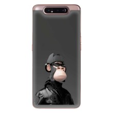 Чехлы с Обезьянами NFT для Samsung Galaxy a80 2019 ( A805F ) (AlphaPrint) (стильная обезьяна NFT)
