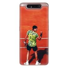 Чохли з прінтом Спортивна тематика для Samsung Galaxy a80 2019 ( A805F ) – Алькарас Тенісист