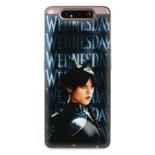 Чехлы с принтом Уэнсдей на Samsung Galaxy a80 2019 ( A805F ) – Уэнздей с ушками