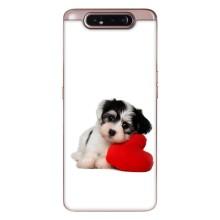 Чехлы с собаками для Samsung Galaxy a80 2019 ( A805F ) (VPrint) (Песик)
