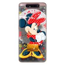 Чехол Disney Mouse Samsung Galaxy a80 2019 ( A805F ) (PREMIUMPrint) (Minni с бантиком)