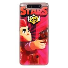 Чехол для Samsung Galaxy a80 2019 ( A805F ) Бравл Старс (VPrint) – Дуелянт Кольт