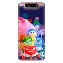 Чехол Головоломка для Samsung Galaxy a80 2019 ( A805F ) - (AlphaPrint) – Герои головоломки