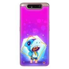 Чехол Бравл Старс для Samsung Galaxy a80 2019 ( A805F ) – Леон в костюме Акулы