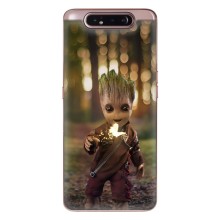 Чехол МАРВЕЛ для Самсунг Галакси A80 2019 ( А805Ф ) (AlphaPrint) – I am Groot