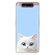 Чохол на тематику: Коти для Samsung Galaxy a80 2019 ( A805F ) – Білий кіт