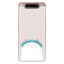 Чохол на тематику: Коти для Samsung Galaxy a80 2019 ( A805F ) – Білий котик