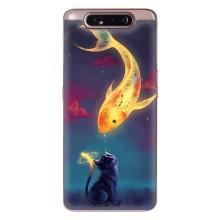 Чохол на тематику: Коти для Samsung Galaxy a80 2019 ( A805F ) – Зустріч