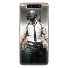 Силиконовый чехол с картинкой "Герой Pubg" на Samsung Galaxy a80 2019 ( A805F ) – Пабг