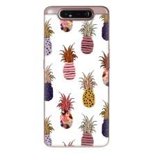 Чехол с изображением  вкусной еды для Samsung Galaxy a80 2019 ( A805F ) – Ананасы