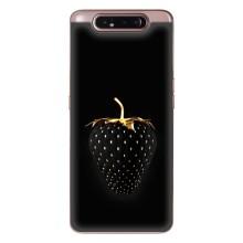 Чехол с изображением  вкусной еды для Samsung Galaxy a80 2019 ( A805F ) – Чёрная клубника