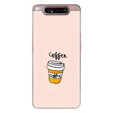 Чехол с изображением  вкусной еды для Samsung Galaxy a80 2019 ( A805F ) – Кружка кофе