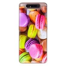 Чехол с изображением  вкусной еды для Samsung Galaxy a80 2019 ( A805F ) – Макаруны