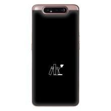 Чехол с картинками на черном фоне для Samsung Galaxy a80 2019 ( A805F ) – Книжки