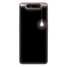 Чехол с картинками на черном фоне для Samsung Galaxy a80 2019 ( A805F ) – Лампочка