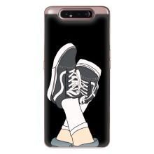 Чехол с Прикольным принтом на Samsung Galaxy a80 2019 ( A805F ) – Кеды