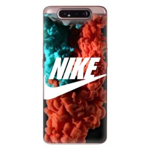 Чехол для Samsung Galaxy a80 2019 ( A805F ) - с принтом Найк (AlphaPrint) (Дымчатый найк)