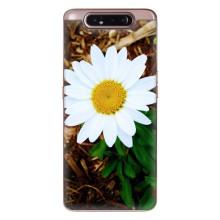 Чехол с ромашками на Samsung Galaxy a80 2019 ( A805F ) – Белая ромашка