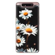 Чехол с ромашками на Samsung Galaxy a80 2019 ( A805F ) – Белые ромашки