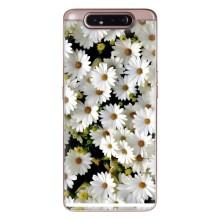 Чехол с ромашками на Samsung Galaxy a80 2019 ( A805F ) – Рамка в ромашках