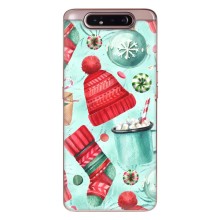 Чехол Санта Клаус для Samsung Galaxy a80 2019 ( A805F ) (Одежда)